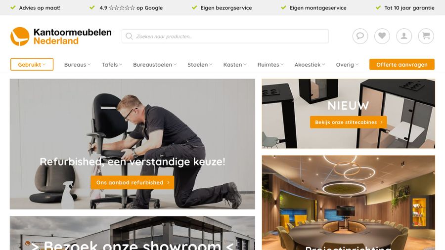 Kantoormeubelen Nederland